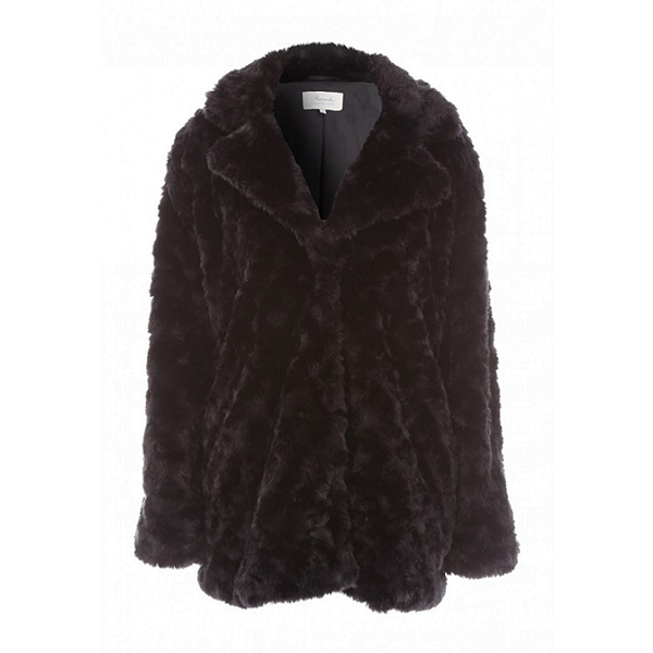 Peacocks faux clearance fur coat