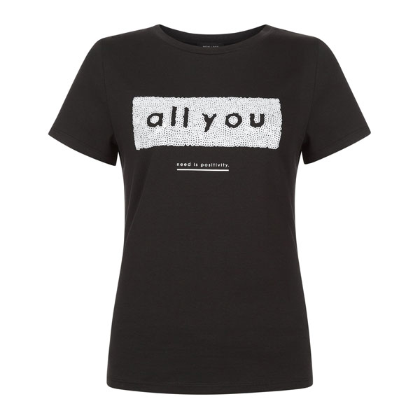 perfect-party-fashion-black-sequin-all-you-need-is-positivity-t-shirt